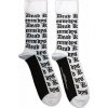 Dead Kennedys Ponožky Gothic Logo Pattern White 40-45