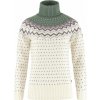 FJÄLLRÄVEN Övik Knit Roller Neck W Chalk White-Patina Green - XS