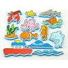 Vodolepky Moje první zvířátka oceán pěnová sada se síťkou