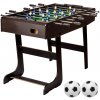 GamesPlanet® 9413 Stolný futbal Belfast rozkladacia 121 x 101 x 79 cm, tmavé drevo