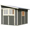 LANIT PLAST drevený domček KARIBU BOMLITZ 3 (8885) terragrau LG3138 – cena za ks