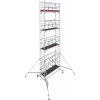 Hliníkové lešenie pojazdné Stabilo10 KRAUSE, 0,75x2,5m, výška 9,4 m