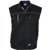Carson Kontrastná pracovná vesta CC700 Black XL