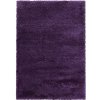 Ayyildiz , 60x110 cm Kusový koberec Fluffy Shaggy 3500 lila, fialová, obývacia izba