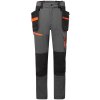 PORTWEST EV4 EV446 / Pánske ľahké nohavice s odnímateľnými vreckami - metal šedá UK 33/EU 48