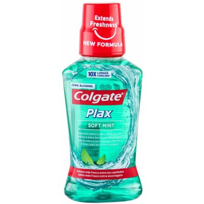 Colgate Plax Soft Mint antibakteriálna ústna voda (Alcohol Free, Kills Germs,Fresh Breath) 250 ml