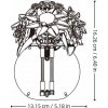 Sluban Flowers M38-P8062 Kytica slnečníc a margarét vo váze