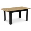 Obdĺžnikový rozkladací stôl 120 - 160 x 80 cm, pre 4-6 osôb, dubový