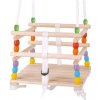 Bigjigs Toys Drevená korálková hojdačka