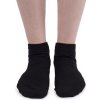 Vlnka bavlnené ponožky členkové nízke 2 páry čierna
