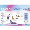 Školský plánovací kalendár s háčikom 2026