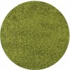 Ayyildiz , Kusový koberec Life Shaggy 1500 green kruh, 120x120 (priemer) kruh, zelená, spálňa