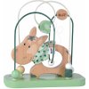 Drevený labyrint s korálikmi Baby HIPP Bead Maze Eichhorn s 2 dráhami od 12 mes