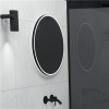 Čierne okrúhle LED zrkadlo pr. 600 ZPC 28000R-90 ZPC 28000R-90