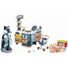 Set upratovací vozík a obchod s váhou Rowenta Trolley Smoby a elektronickým skenerom potravinami a elektronický vysávač