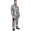 CRV CRAMBE / Maskáčová softshellová bunda - šedá camouflage XXL