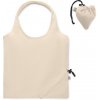 Skladacia nákupná taška 140g, hnedá béžová