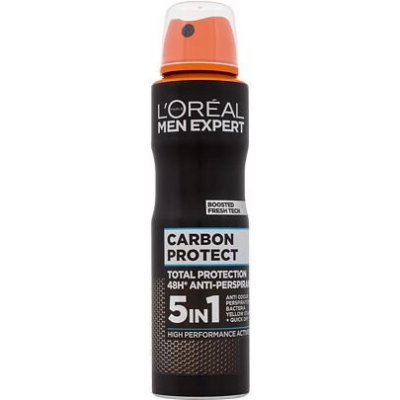 L'Oréal Paris Men Expert Carbon Protect 5in1 deodorant ve spreji antiperspirant 150 ml pro muže