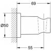Grohe Rainshower držiak sprchy, s rozetou, Cool Sunrise, 27074GL0