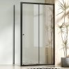 NICOL COMBI Black 110x90 číre Sprchovací kút s posuvnými dverami