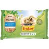 Purina Konzerva pre psov Friskies Junior s kuraťom a mrkvou v šťave 4 x 85 g