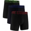 Pánske boxerky Under Armour PERFORMANCE TECH 6IN (3-PACK) čierne 1383878-005 - 5XL