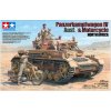 Tamiya Panzerkampfwagen IV Ausf.F & Motorcycle Set North Africa 1:35