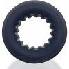 Oxballs AXIS Ribbed Cockring Black Ice