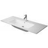 Duravit ME by Starck - Umývadlo nábytkové 123x49 cm, s 1 otvorom na batériu, alpská biela 2336120000