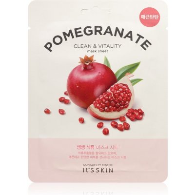 It´s Skin The Fresh Mask Pomegranate plátenná maska pre rozjasnenie a vitalitu pleti 20 g