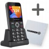 Mobilný telefón pre seniorov myPhone Halo 3 čierny SOS + nabíjacia stanica