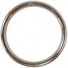 Ideal strieborný kovový krúžok 38 mm