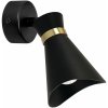 STRÜHM Bodové svietidlo LORETA SPT E14 BLACK/GOLD 4219