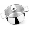Nerezový hrniec Chloe, 30 cm, 15 lit., so sklenenou pokrievkou 8010014