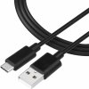 Tactical KP31188 Smooth Thread USB-A/USB-C, 1m, černý