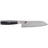 MIYABI japonský nôž 5000 FC-D Santoku 18 cm 61 HRC damašek rukojeť Pakka Wood 34684-181