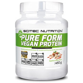 Scitec Pure Form Vegan Proteín 450 g