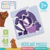 EFKO KukiKuk - Véééliké puzzle: Mláďata s mámou