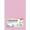 Folia Dekoračný kartón, 2 stranný, A4, 300 g, 50 listov, FOLIA, svetloružový