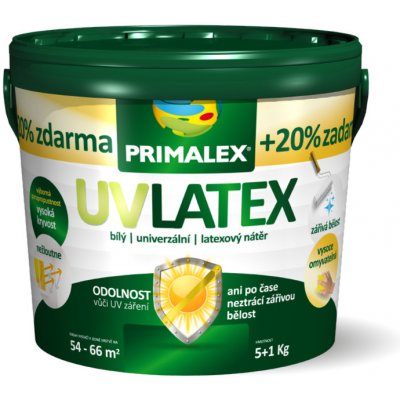 Primalex UV Latex Interiérová farba biela,10kg od 35,9 € - Heureka.sk