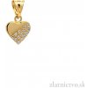Zlatnictvo.sk Zlatý prívesok srdce PRI251115