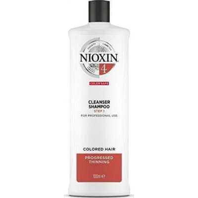 Nioxin Čistiace šampón pre jemné farbené výrazne rednúce vlasy System 4 (Shampoo Cleanser System 4 ) (Objem 300 ml)