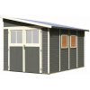 LANIT PLAST drevený domček KARIBU BOMLITZ 4 (8887) terragrau LG3140 – cena za ks