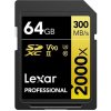 LEXAR Lexar Professional 64 GB 2000x UHS-II Trieda 10 SDHC Pamäťová karta (LSD2000064G-BNNNG)