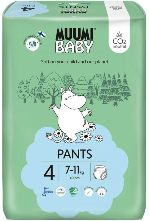 Muumi Baby EKO Pants 4 - 7-11 kg 40 ks
