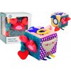 LEAN TOYS Zmyslová interaktívna kocka šuštiaca - morské zvieratá