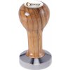 Buna café tamper, oliva, lak, SP, 53 mm, nerez mat, plochý