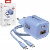 Sieťová nabíjačka pre telefón Forcell F-Energy GaN III Crystal Color USB C