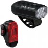 Lezyne Lite Drive 1200+ KTV Drive Pro+ Satin Set Black/Black