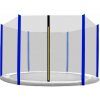 Aga ochranná sieť 305cm na 6 tyčí čierna sieť/modrá